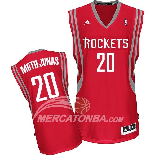Maglia NBA Motiejunas Houston Rockets Rojo
